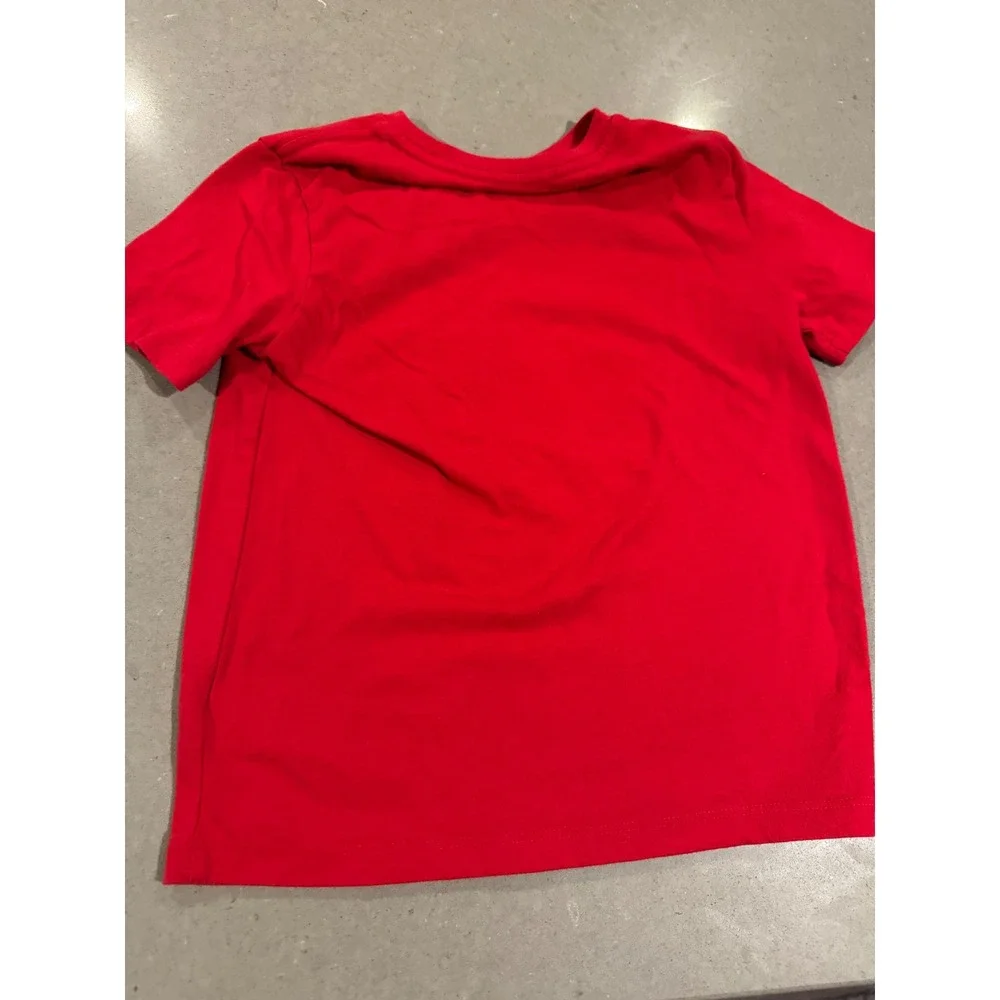 Old Navy Disney Mickey‎ Mouse Red T Shirt Kids Size S 6 7 Patriotic Sunglasses